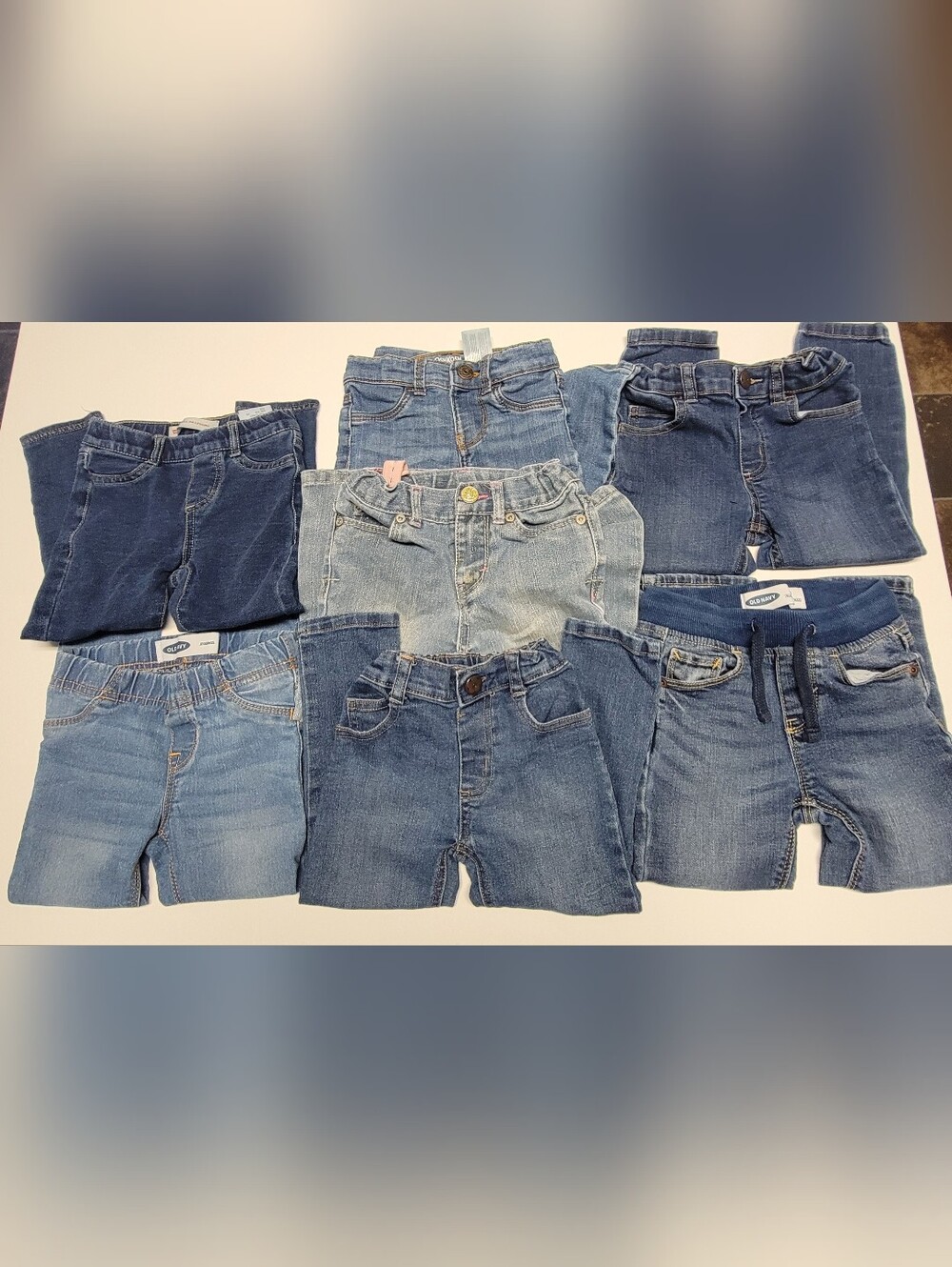Toddler Girls Lot of 7 Jeans/Jeggings - Size 3T - Various BrandsDescription: